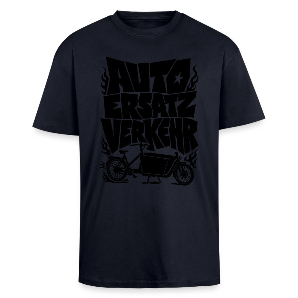 Spreadconnect Oversized Heavyweight Unisex T-Shirt French Navy / XS AUTO ERSATZ VERKEHR - Oversized Heavyweight Unisex T-Shirt E-Bike-Community