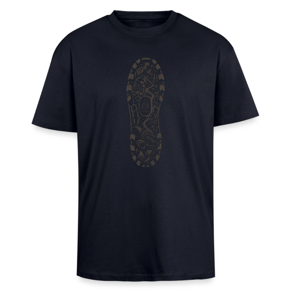 Spreadconnect Oversized Heavyweight Unisex T-Shirt French Navy / XS MTB ADVENTURES - Oversized Heavyweight Unisex T-Shirt E-Bike-Community