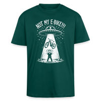 Spreadconnect Oversized Heavyweight Unisex T-Shirt hunter Green / XS ALIENS STOLE MY E-BIKE - Oversized Heavyweight Unisex T-Shirt E-Bike-Community