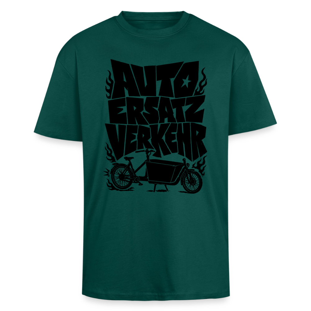 Spreadconnect Oversized Heavyweight Unisex T-Shirt hunter Green / XS AUTO ERSATZ VERKEHR - Oversized Heavyweight Unisex T-Shirt E-Bike-Community