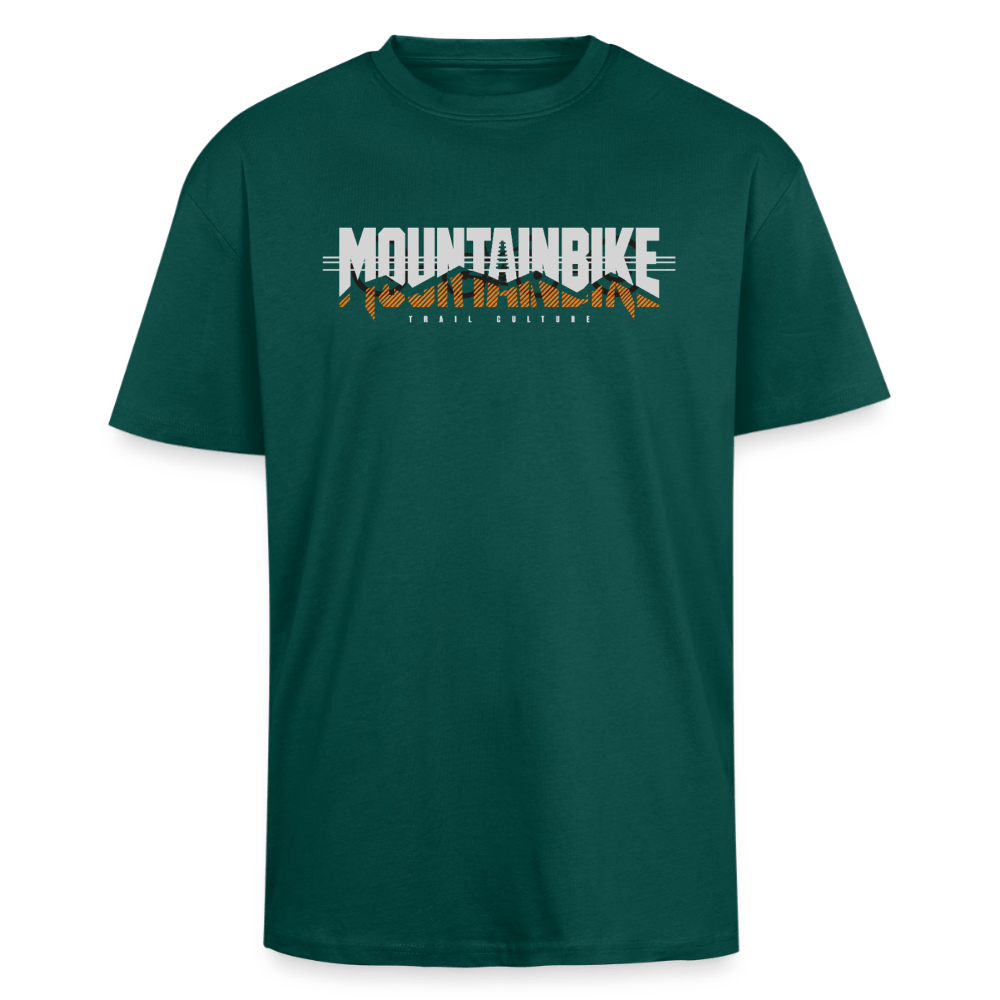 Spreadconnect Oversized Heavyweight Unisex T-Shirt hunter Green / XS MOUNTAINBIKE TRAIL CULTURE - Oversized Heavyweight Unisex T-Shirt E-Bike-Community