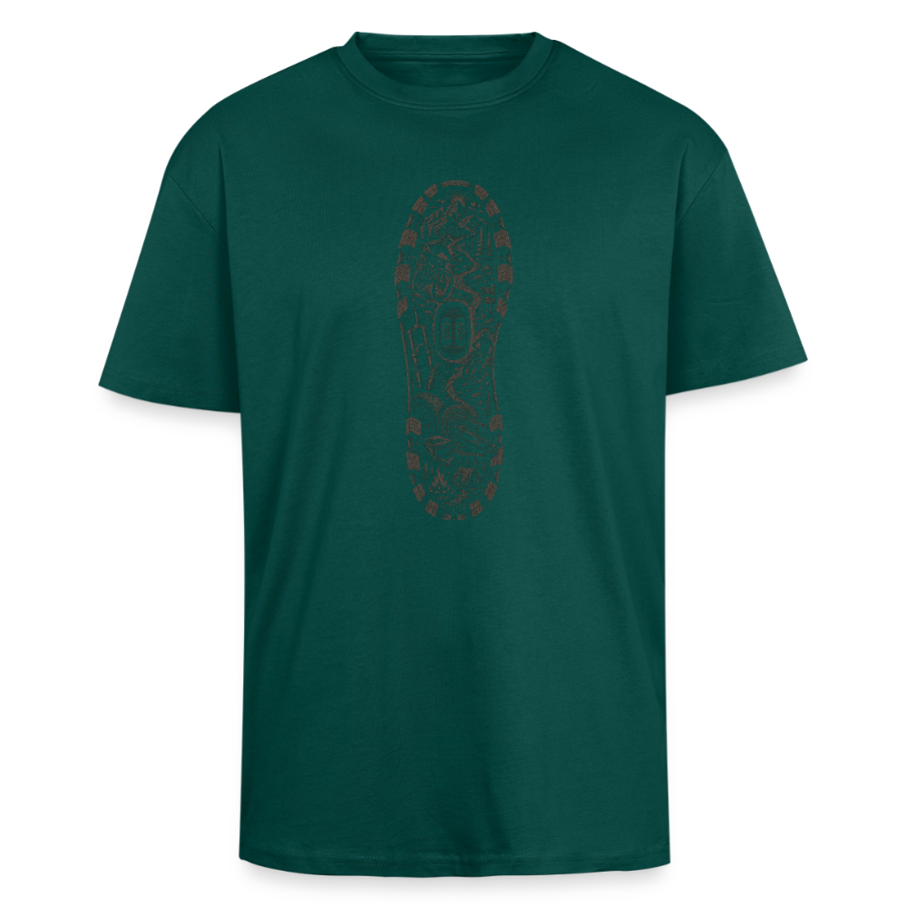 Spreadconnect Oversized Heavyweight Unisex T-Shirt hunter Green / XS MTB ADVENTURES - Oversized Heavyweight Unisex T-Shirt E-Bike-Community