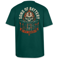 Spreadconnect Oversized Heavyweight Unisex T-Shirt hunter Green / XS SOB Com - Oversized Heavyweight Unisex T-Shirt E-Bike-Community