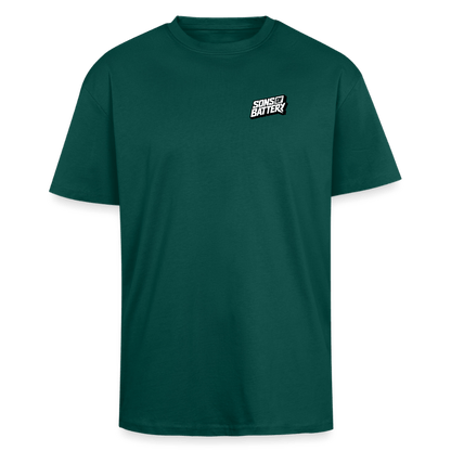 Spreadconnect Oversized Heavyweight Unisex T-Shirt hunter Green / XS Sons of Battery Logo 26 - Oversized Heavyweight Unisex T-Shirt E-Bike-Community