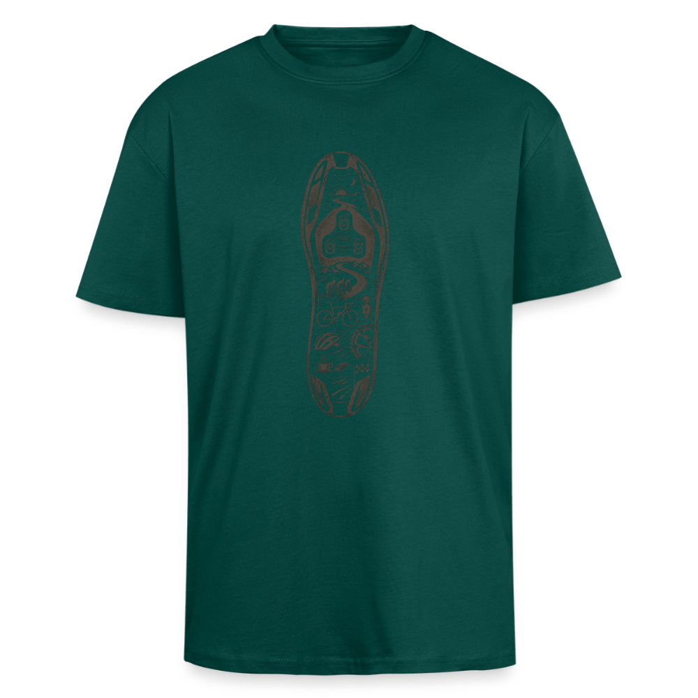 Spreadconnect Oversized Heavyweight Unisex T-Shirt hunter Green / XS SPEED ADVENTURES - Oversized Heavyweight Unisex T-Shirt E-Bike-Community