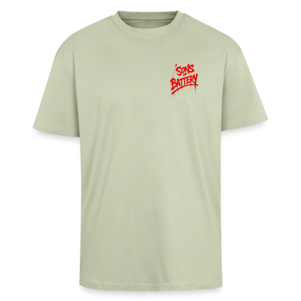 Spreadconnect Oversized Heavyweight Unisex T-Shirt Leichtes Salbeigrün / XS ANCIENT SOB - BYB . Oversized Heavyweight Unisex T-Shirt E-Bike-Community