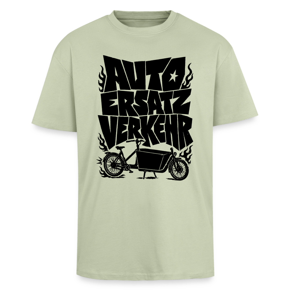 Spreadconnect Oversized Heavyweight Unisex T-Shirt Leichtes Salbeigrün / XS AUTO ERSATZ VERKEHR - Oversized Heavyweight Unisex T-Shirt E-Bike-Community