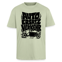 Spreadconnect Oversized Heavyweight Unisex T-Shirt Leichtes Salbeigrün / XS AUTO ERSATZ VERKEHR - Oversized Heavyweight Unisex T-Shirt E-Bike-Community