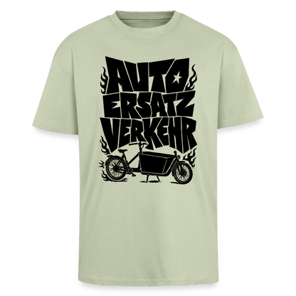 Spreadconnect Oversized Heavyweight Unisex T-Shirt Leichtes Salbeigrün / XS AUTO ERSATZ VERKEHR - Oversized Heavyweight Unisex T-Shirt E-Bike-Community