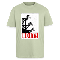 Spreadconnect Oversized Heavyweight Unisex T-Shirt Leichtes Salbeigrün / XS DO IT! Oversized Heavyweight Unisex T-Shirt E-Bike-Community