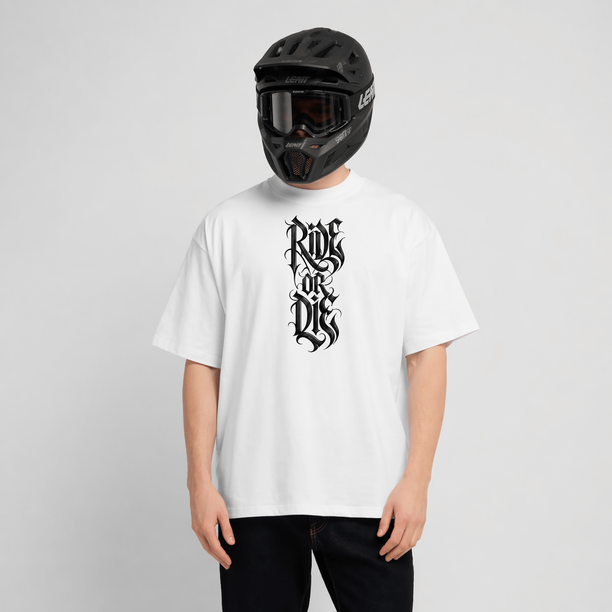 Spreadconnect Oversized Heavyweight Unisex T-Shirt RIDE OR DIE BYB - Oversized Heavyweight Unisex T-Shirt E-Bike-Community