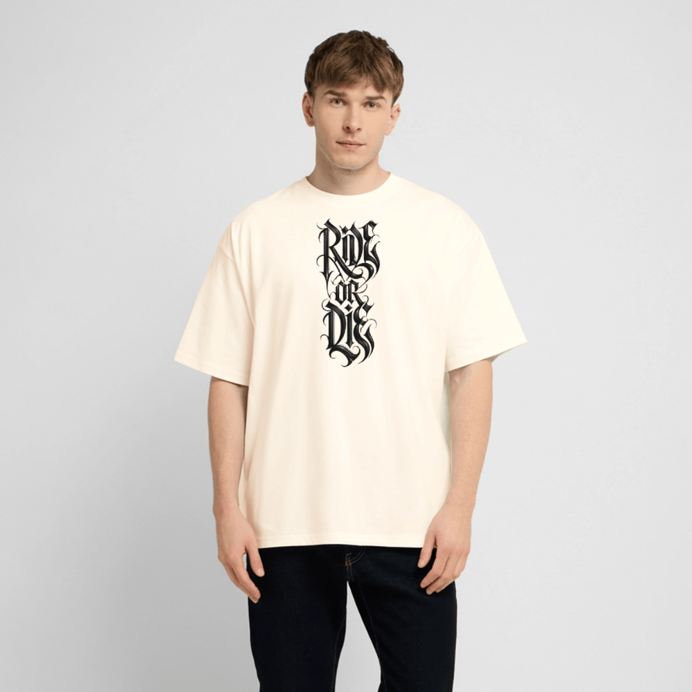 Spreadconnect Oversized Heavyweight Unisex T-Shirt RIDE OR DIE BYB - Oversized Heavyweight Unisex T-Shirt E-Bike-Community