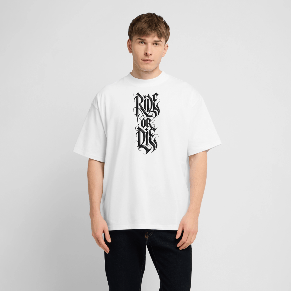 Spreadconnect Oversized Heavyweight Unisex T-Shirt RIDE OR DIE BYB - Oversized Heavyweight Unisex T-Shirt E-Bike-Community