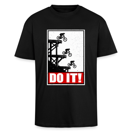 Spreadconnect Oversized Heavyweight Unisex T-Shirt Schwarz / XS DO IT! Oversized Heavyweight Unisex T-Shirt E-Bike-Community