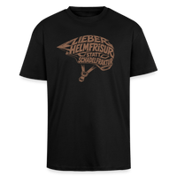 Spreadconnect Oversized Heavyweight Unisex T-Shirt Schwarz / XS Lieber Helmfrisur statt SchädelfrakturOversized Heavyweight Unisex T-Shirt E-Bike-Community