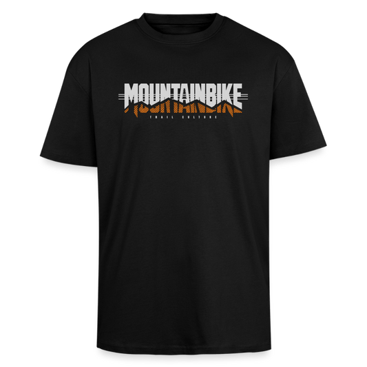Spreadconnect Oversized Heavyweight Unisex T-Shirt Schwarz / XS MOUNTAINBIKE TRAIL CULTURE - Oversized Heavyweight Unisex T-Shirt E-Bike-Community