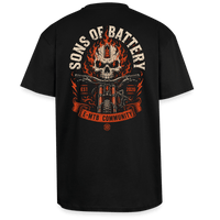 Spreadconnect Oversized Heavyweight Unisex T-Shirt Schwarz / XS SOB Com - Oversized Heavyweight Unisex T-Shirt E-Bike-Community