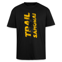 Spreadconnect Oversized Heavyweight Unisex T-Shirt Schwarz / XS Trail Samurai - Front - Oversized Heavyweight BYB Unisex T-Shirt E-Bike-Community