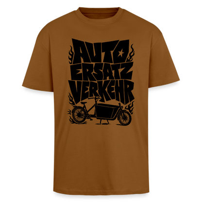 Spreadconnect Oversized Heavyweight Unisex T-Shirt Toffee / XS AUTO ERSATZ VERKEHR - Oversized Heavyweight Unisex T-Shirt E-Bike-Community