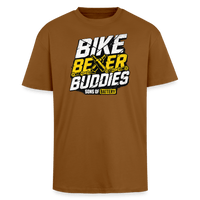 Spreadconnect Oversized Heavyweight Unisex T-Shirt Toffee / XS BBB 26 Bike Beer Buddies - Oversized Heavyweight Unisex T-Shirt E-Bike-Community