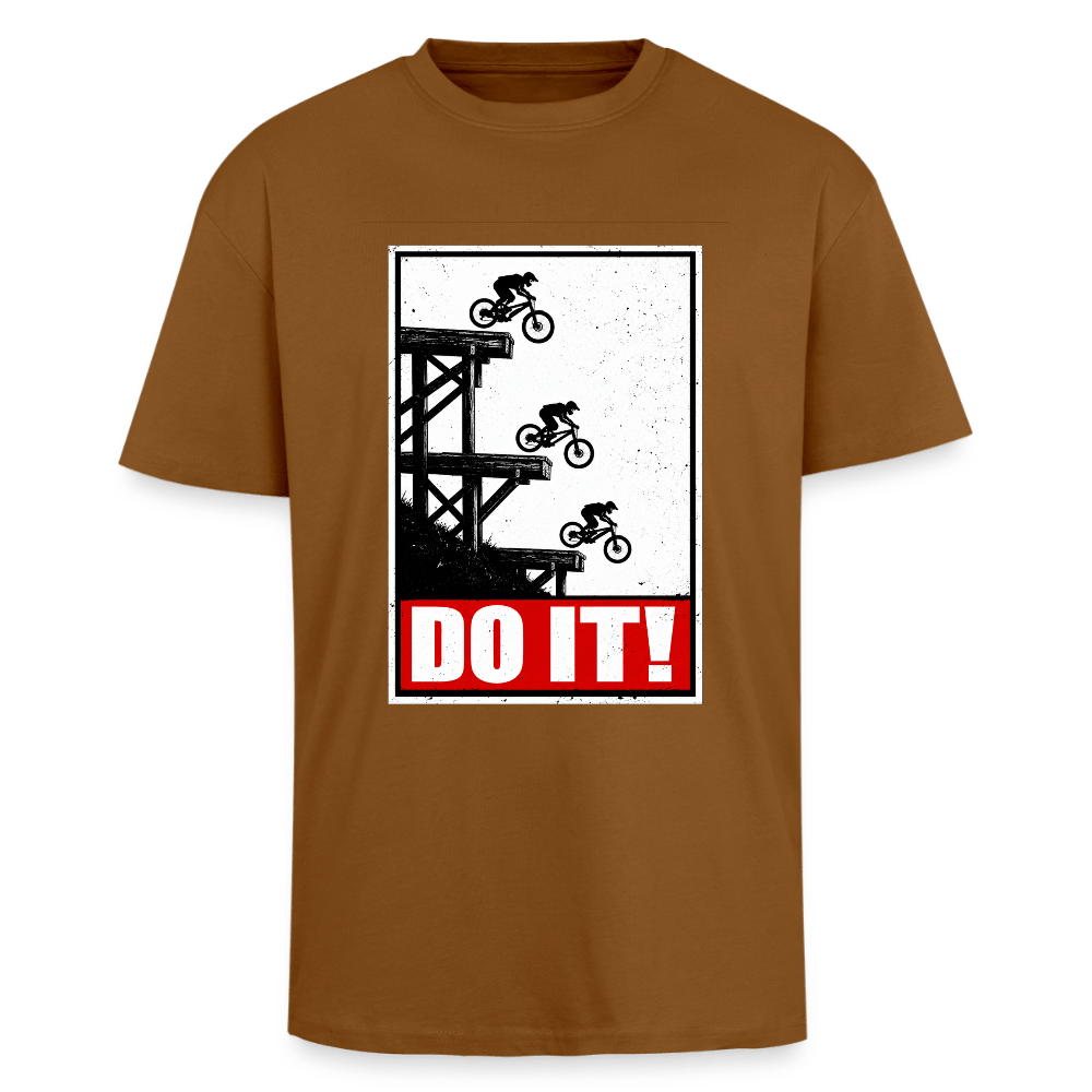 Spreadconnect Oversized Heavyweight Unisex T-Shirt Toffee / XS DO IT! Oversized Heavyweight Unisex T-Shirt E-Bike-Community