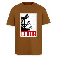 Spreadconnect Oversized Heavyweight Unisex T-Shirt Toffee / XS DO IT! Oversized Heavyweight Unisex T-Shirt E-Bike-Community