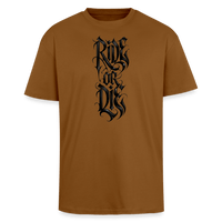 Spreadconnect Oversized Heavyweight Unisex T-Shirt Toffee / XS RIDE OR DIE BYB - Oversized Heavyweight Unisex T-Shirt E-Bike-Community