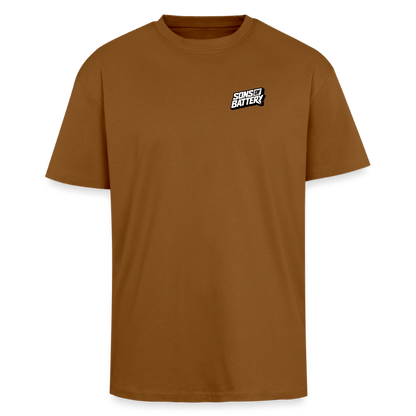 Spreadconnect Oversized Heavyweight Unisex T-Shirt Toffee / XS Sons of Battery Logo 26 - Oversized Heavyweight Unisex T-Shirt E-Bike-Community