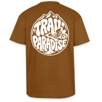 Spreadconnect Oversized Heavyweight Unisex T-Shirt Toffee / XS TRAIL PARADISE 26 - Oversized Heavyweight Unisex T-Shirt E-Bike-Community