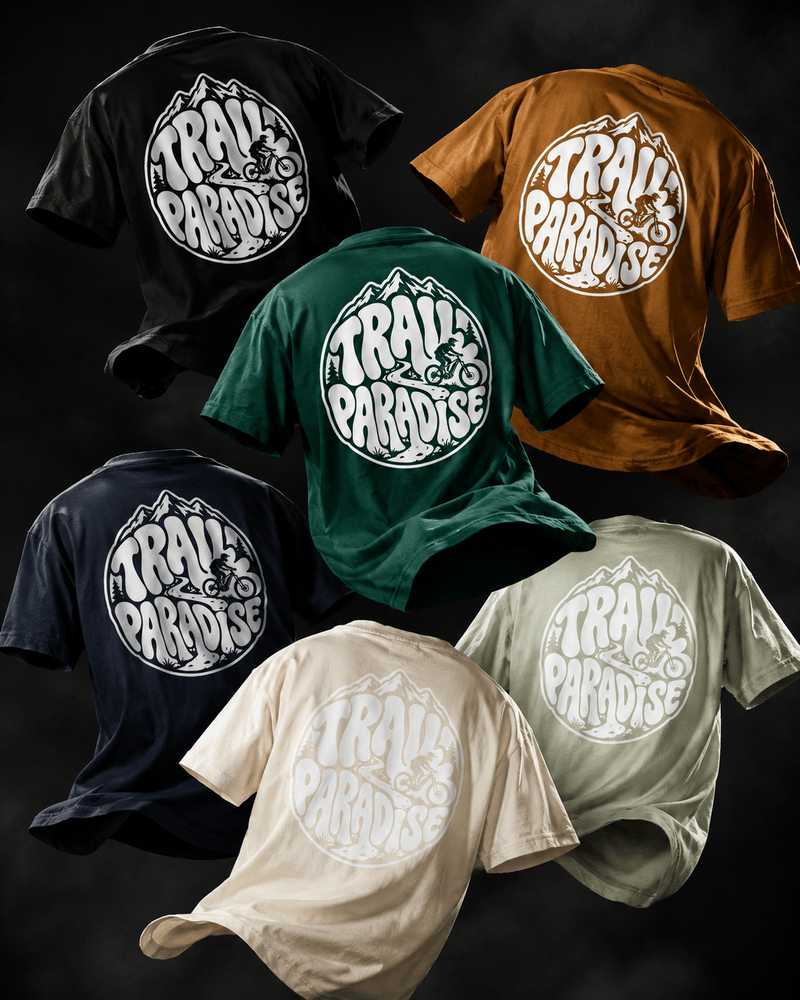 TRAIL PARADISE 26 - Oversized Heavyweight Unisex T-Shirt