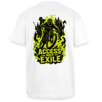 Spreadconnect Oversized Heavyweight Unisex T-Shirt Weiß / XS ACCESS NOT EXILE - Oversized Heavyweight Unisex T-Shirt E-Bike-Community