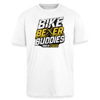 Spreadconnect Oversized Heavyweight Unisex T-Shirt Weiß / XS BBB 26 Bike Beer Buddies - Oversized Heavyweight Unisex T-Shirt E-Bike-Community