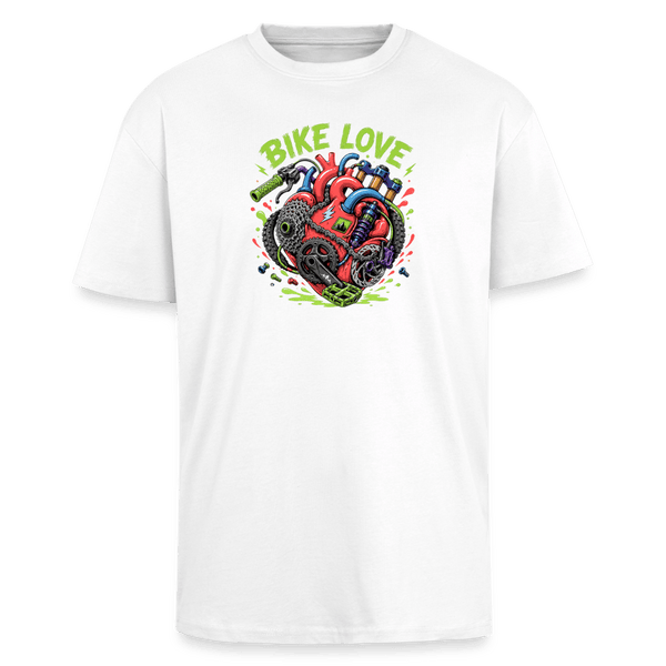 BIKE LOVE - Oversized Heavyweight Unisex T-Shirt