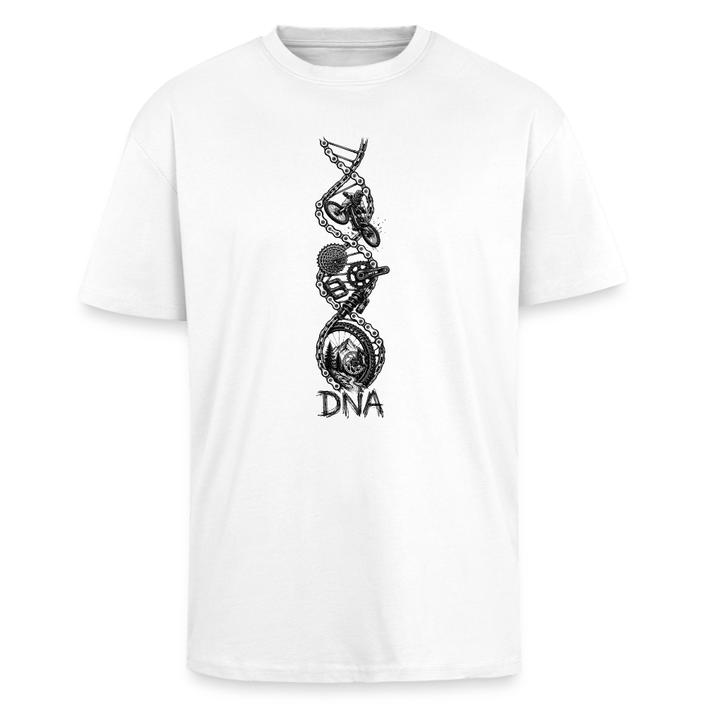 Spreadconnect Oversized Heavyweight Unisex T-Shirt Weiß / XS DNA - Oversized Heavyweight Unisex T-Shirt E-Bike-Community