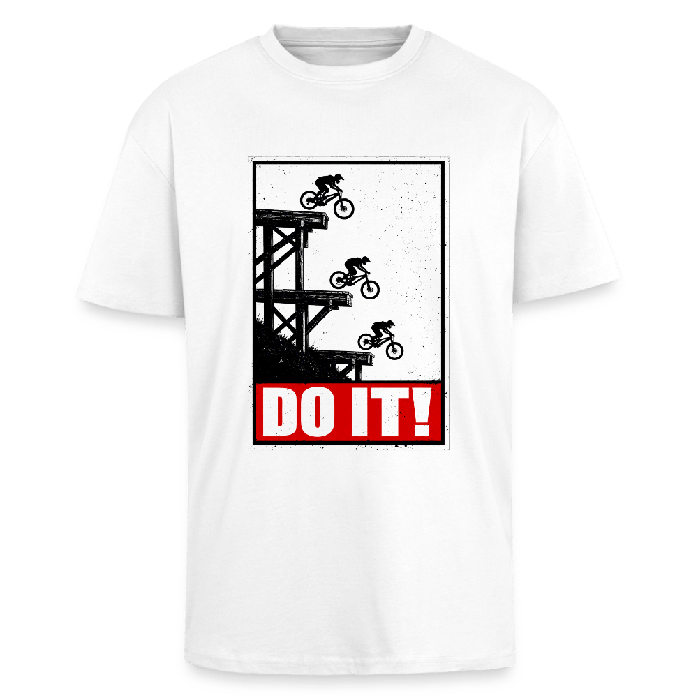 Spreadconnect Oversized Heavyweight Unisex T-Shirt Weiß / XS DO IT! Oversized Heavyweight Unisex T-Shirt E-Bike-Community