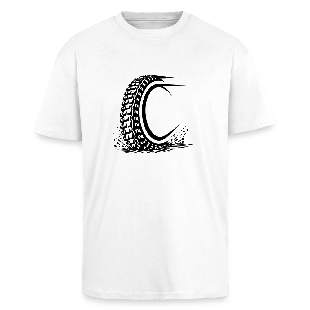 Spreadconnect Oversized Heavyweight Unisex T-Shirt Weiß / XS Enduro - Oversized Heavyweight Unisex T-Shirt E-Bike-Community