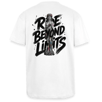 Spreadconnect Oversized Heavyweight Unisex T-Shirt Weiß / XS RIDE BEYOND LIMITS - ANCIENT SOB - Oversized Heavyweight Unisex T-Shirt E-Bike-Community