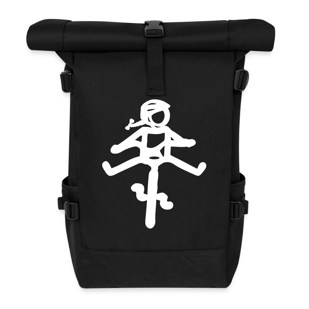 Spreadconnect Rolltop Rucksack Schwarz / One size HELMINE - Rolltop Rucksack E-Bike-Community