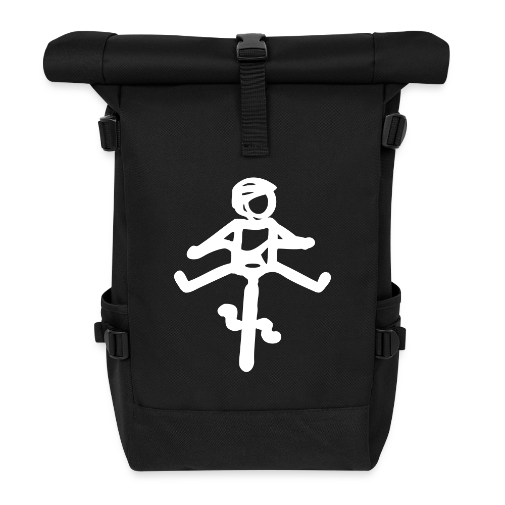 Spreadconnect Rolltop Rucksack Schwarz / One size HELMut - Rolltop Rucksack E-Bike-Community
