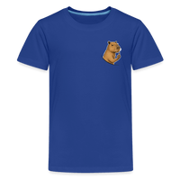 Spreadconnect Teenager Premium T-Shirt Königsblau / 146/152 (10 Jahre) Freches Capybara - Teenager Premium T-Shirt E-Bike-Community