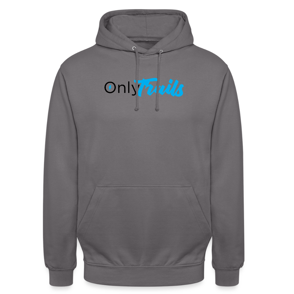 Spreadconnect Unisex Hoodie Mittelgrau / S OnlyTrails - Logo Groß - Unisex Hoodie E-Bike-Community