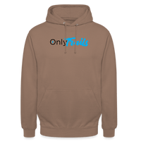 Spreadconnect Unisex Hoodie Mokka / S OnlyTrails - Logo Groß - Unisex Hoodie E-Bike-Community