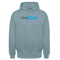 Spreadconnect Unisex Hoodie Nebelblau / S OnlyTrails - Logo Groß - Unisex Hoodie E-Bike-Community