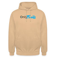 Spreadconnect Unisex Hoodie Pfirsich / S OnlyTrails - Logo Groß - Unisex Hoodie E-Bike-Community