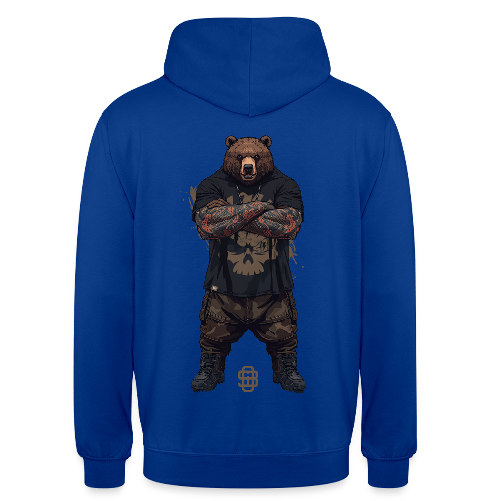 Spreadconnect Unisex Hoodie Royalblau / S Bear Flex Backprint - Unisex Hoodie E-Bike-Community