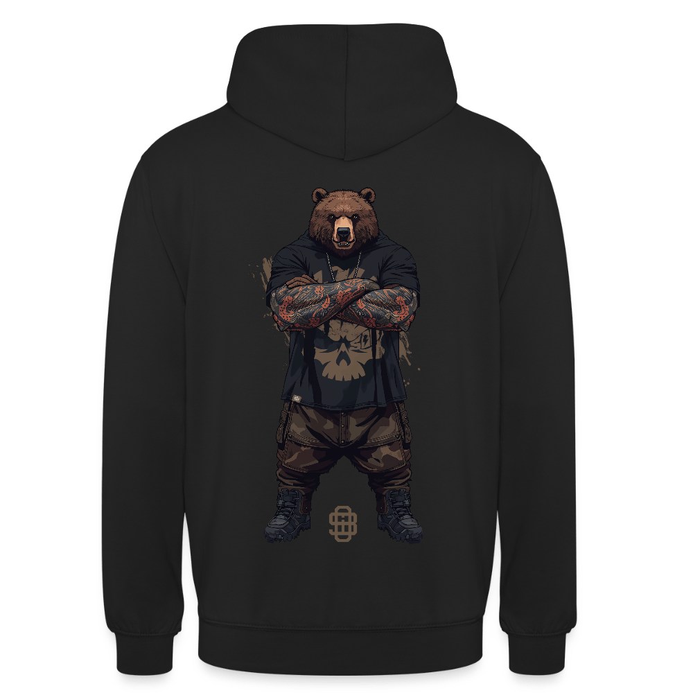 Spreadconnect Unisex Hoodie Schwarz / S Bear Flex Backprint - Unisex Hoodie E-Bike-Community