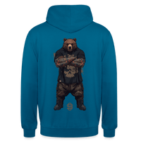 Spreadconnect Unisex Hoodie Tiefseeblau / S Bear Flex Backprint - Unisex Hoodie E-Bike-Community