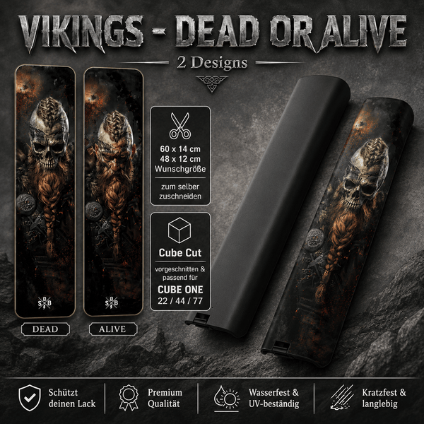Sons of Battery® - E-MTB Brand & Community Folien & Sticker Viking (Dead or alive)-  Akku Abdeckung Cover Universal / Schutzfolie / für alle E-Bikes E-Bike-Community