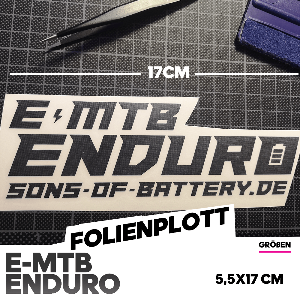 SONS OF BATTERY – E-MTB ENDURO FOLIEN PLOTT 5,5×17 CM - Sons of Battery® - E-MTB Brand & Community