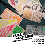 SONS OF BATTERY© – Supporter Folie “Modernes Logo” in verschiedenen Farben und Größen - Sons of Battery® - E-MTB Brand & Community